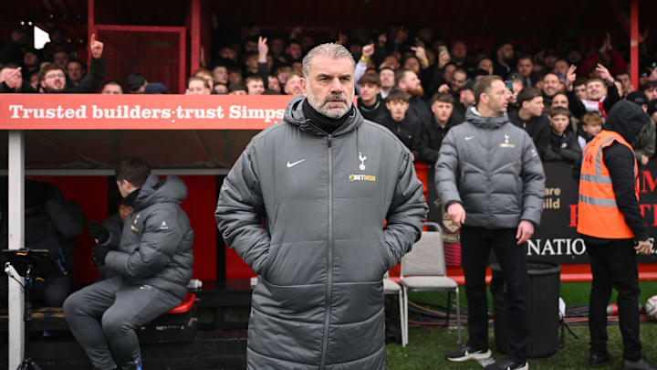 Ange Postecoglou is aiming to secure Tottenham's first Premier League win at the Emirates since 2010