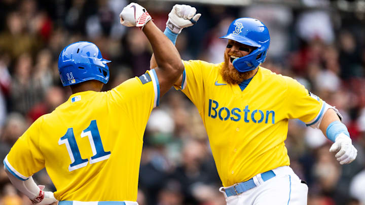 Los Angeles Angels v Boston Red Sox