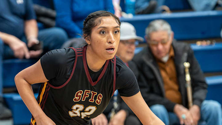 The Santa Fe Indian Lady Braves took home the Class 3A title defeating Navajo Prep.
