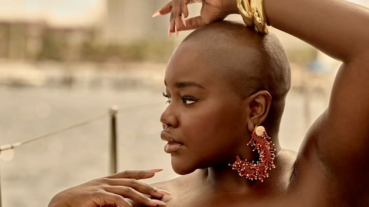 Achieng Agutu was photographed by Yu Tsai in Mexico. Achieng Agutu was photographed by Yu Tsai in Mexico.
