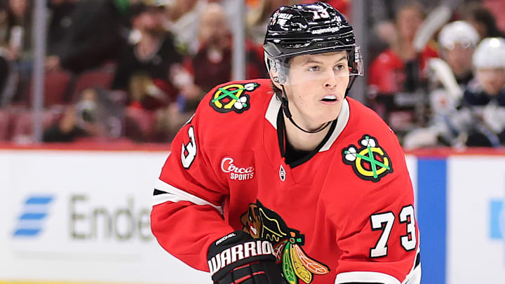Chicago Blackhawks winger Lukas Reichel