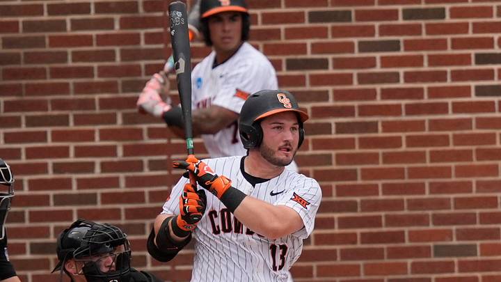 Oklahoma State batter Kollin Ritchie. Oklahoma State batter Kollin Ritchie.