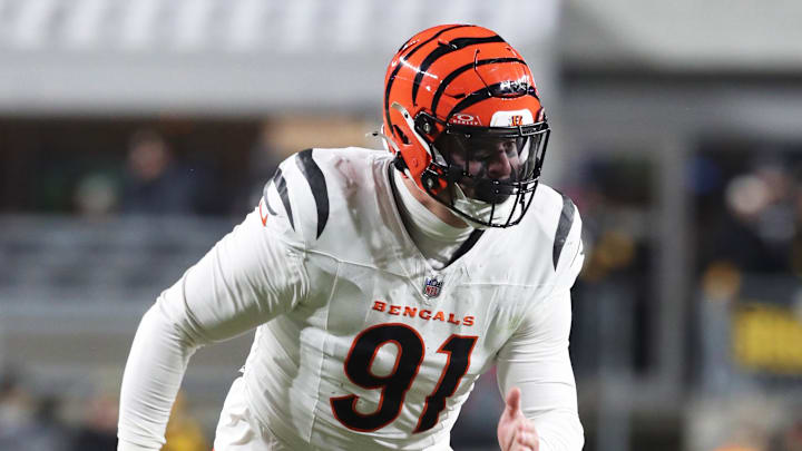 Cincinnati Bengals defensive end Trey Hendrickson (91).