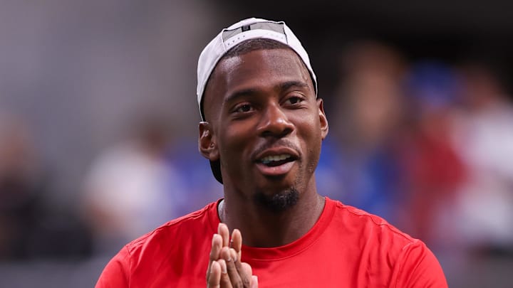 Former Atlanta Falcons wide receiver Harry Douglas thinks this is the year we see the best of Kyle Pitts (pictured). 