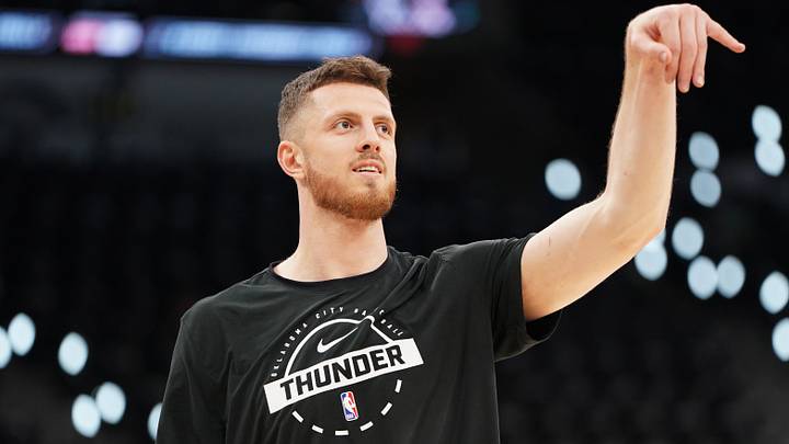 May 28, 2026; San Antonio, Texas, USA; Oklahoma City Thunder center Isaiah Hartenstein (55) warms up before the start of game six of the western conference finals for the 2026 NBA playoffs at Frost Bank Center. Mandatory Credit: Dustin Safranek-Imagn Images May 28, 2026; San Antonio, Texas, USA; Oklahoma City Thunder center Isaiah Hartenstein (55) warms up before the start of game six of the western conference finals for the 2026 NBA playoffs at Frost Bank Center. Mandatory Credit: Dustin Safranek-Imagn Images
