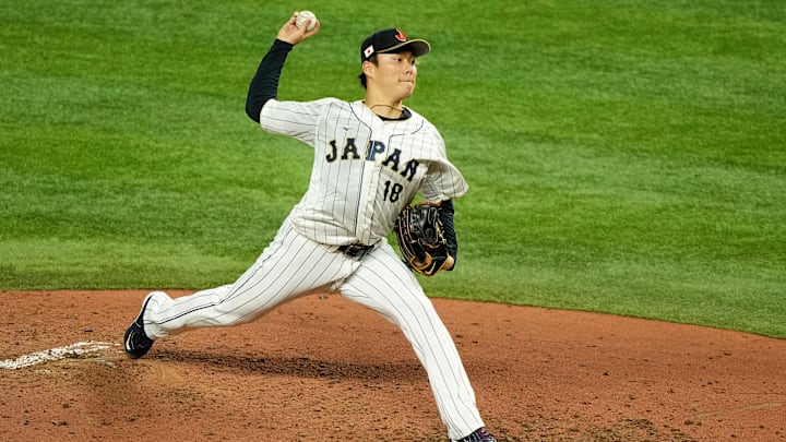 Yoshinobu Yamamoto está en el radar de los Medias Rojas de Boston 