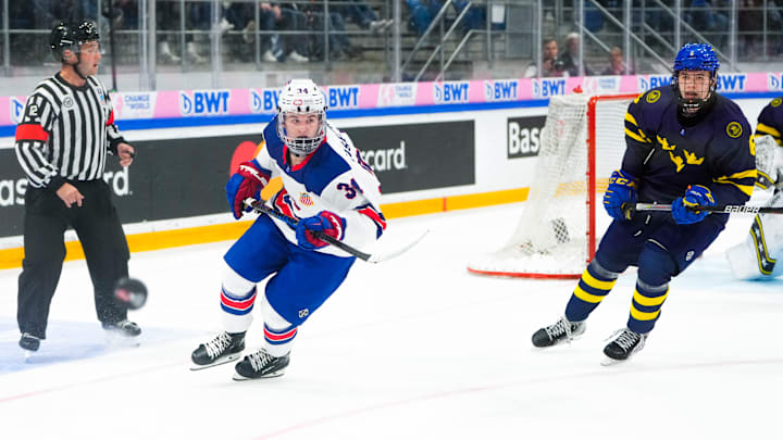 U18 Ice Hockey World Championship 2023 - United States v Sweden