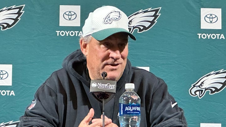 Vic Fangio addresses reporters before a Week 13 matchup vs. the Baltimore Ravens.