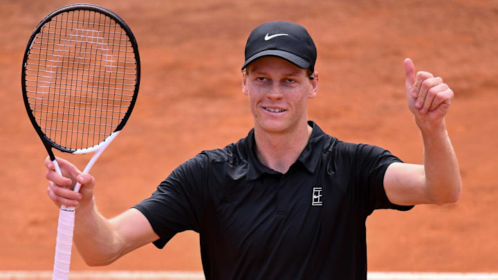 Jannik Sinner continues to make history at the Italian Open. Jannik Sinner continues to make history at the Italian Open.
