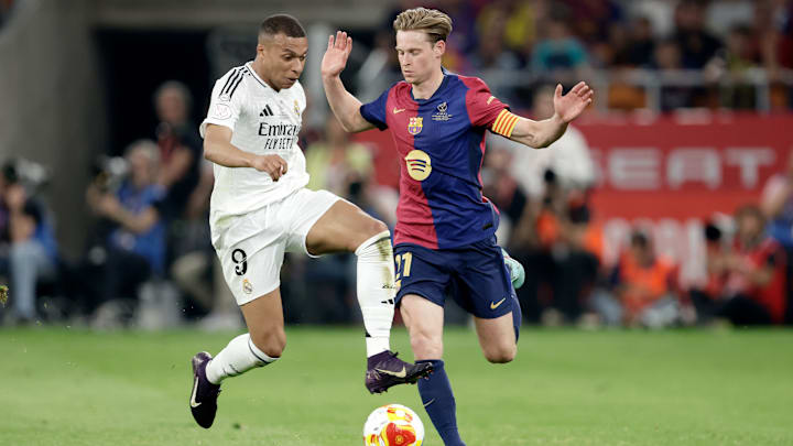 Kylian Mbappe, Real Madrid; Frenkie De Jong, Barcelona