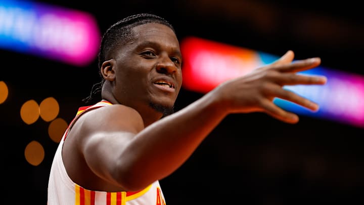 Clint Capela #15 of the Atlanta Hawks