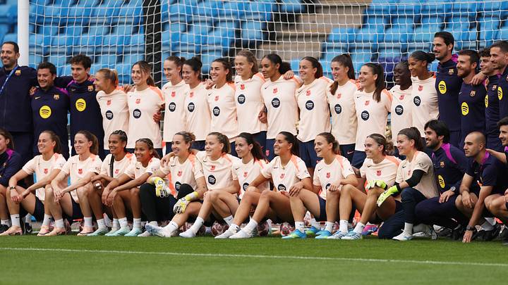FC Barcelona Training Session And Press Conference - UEFA Women's Champions League Final 2026 FC Barcelona Training Session And Press Conference - UEFA Women's Champions League Final 2026