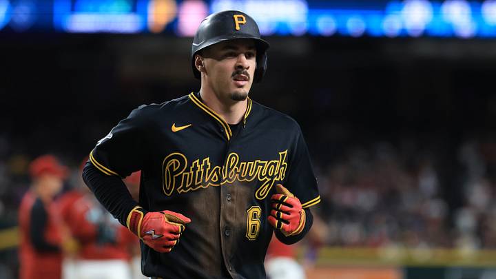 May 6, 2026; Phoenix, Arizona, USA; Pittsburgh Pirates shortstop Konnor Griffin (6) against the Arizona Diamondbacks at Chase Field. Mandatory Credit: Mark J. Rebilas-Imagn Images May 6, 2026; Phoenix, Arizona, USA; Pittsburgh Pirates shortstop Konnor Griffin (6) against the Arizona Diamondbacks at Chase Field. Mandatory Credit: Mark J. Rebilas-Imagn Images