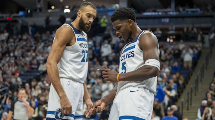 Rudy Gobert, Anthony Edwards, Minnesota Timberwolves