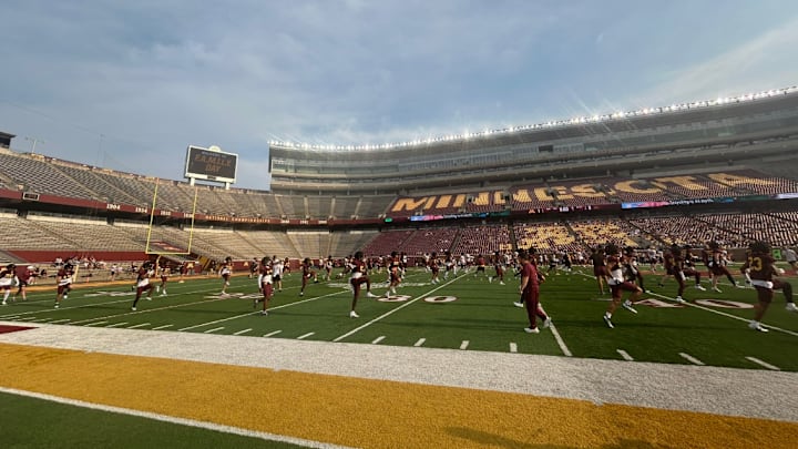 Gophers open practice on August 2.