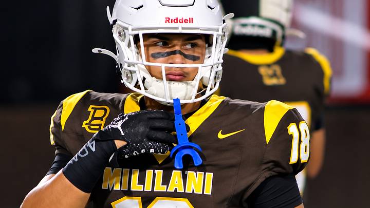 Taua Fonoti is one of four Mililani players nominated as Hawaii High School Football Player of Week, after a weekend of limited action on the Islands. Taua Fonoti is one of four Mililani players nominated as Hawaii High School Football Player of Week, after a weekend of limited action on the Islands.
