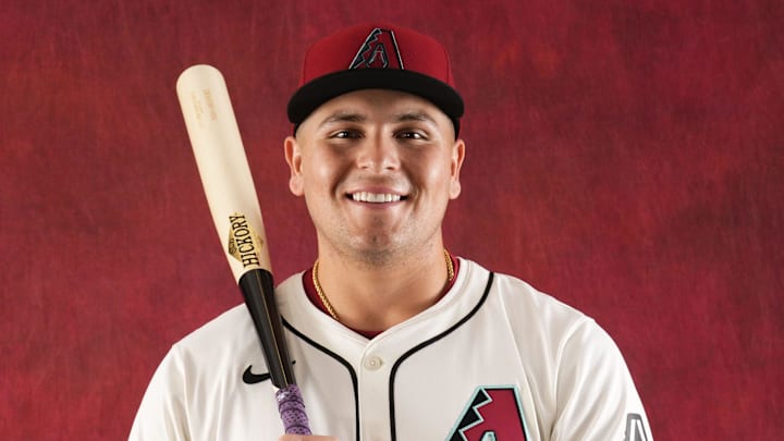 Ivan Melendez during photo day at Salt River Fields at Talking Stick on Feb. 21, 2024.