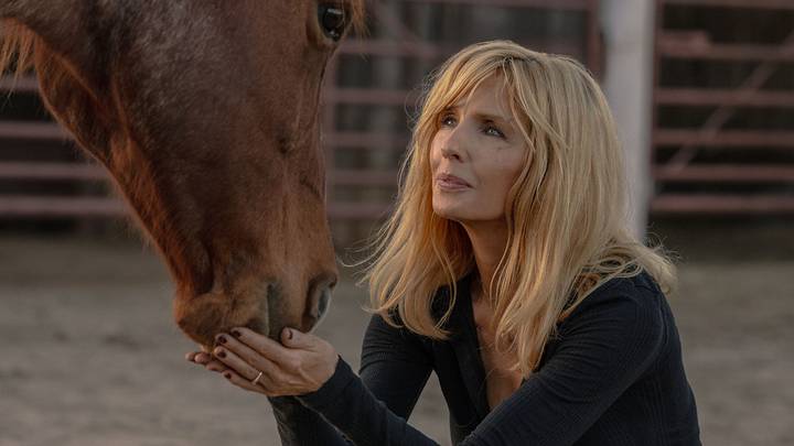 Kelly Reilly as Beth Dutton in Dutton Ranch, episode 9, season 1, streaming on Paramount+, 2026. Kelly Reilly as Beth Dutton in Dutton Ranch, episode 9, season 1, streaming on Paramount+, 2026.