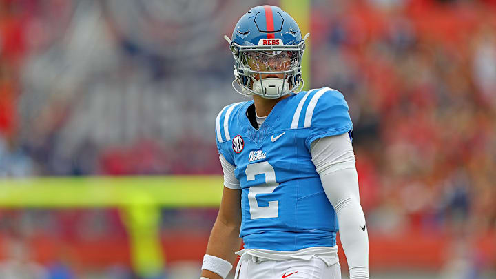 Ole Miss Rebels QB Jaxson Dart
