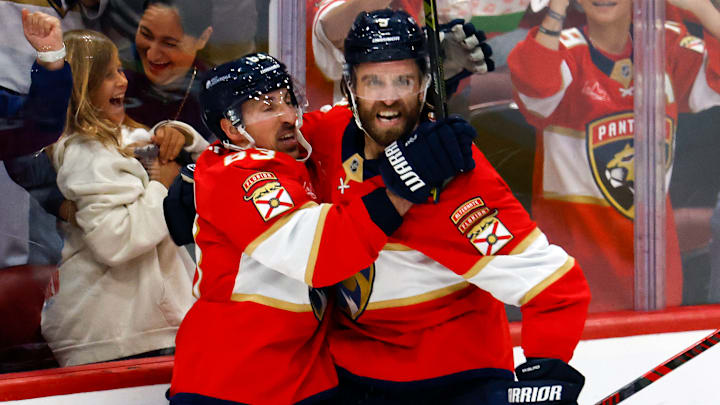 Aaron Ekblad, Brad Marchand - Game Four