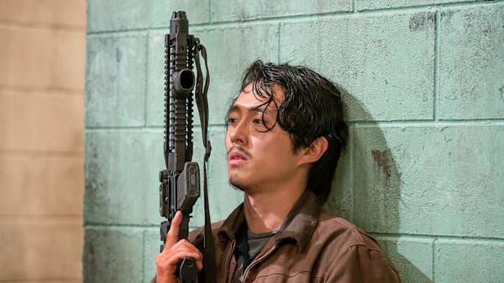 Steven Yeun as Glenn Rhee - The Walking Dead _ Season 6, Episode 13 - Photo Credit: Gene Page/AMC