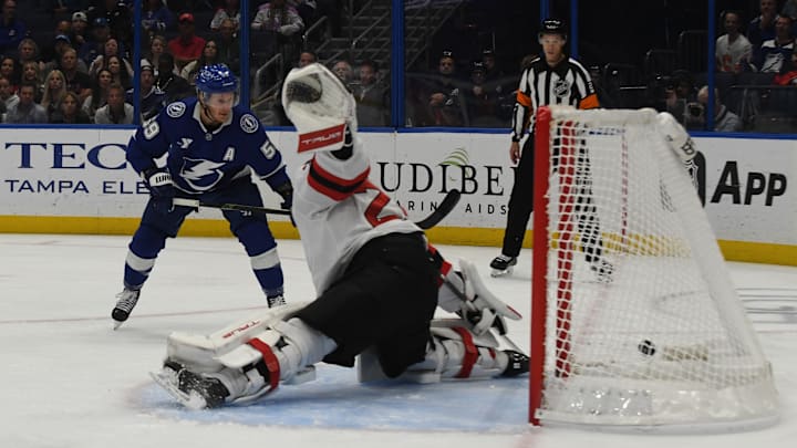 New Jersey Devils v Tampa Bay Lightning New Jersey Devils v Tampa Bay Lightning