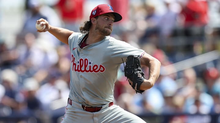 Philadelphia Phillies starting pitcher Aaron Nola might not give the team a choice about who gets the ball on Opening Day