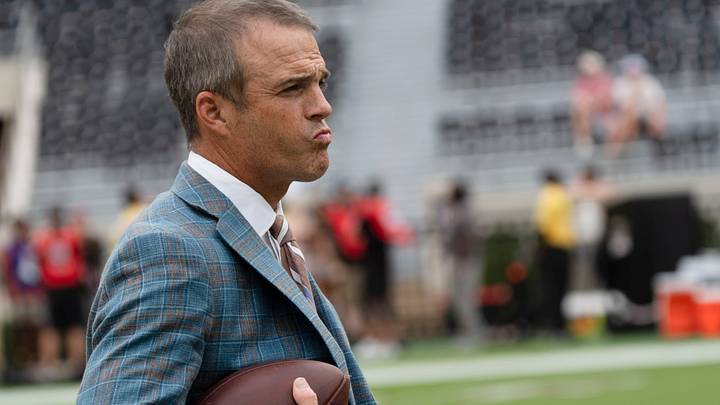Sep 26, 2026; Tuscaloosa, AL, USA; South Carolina head coach Shane Beamer watches the pregame warmup before the game with Alabama at Saban Field at Bryant Denny Stadium. Mandatory Credit: Gary Cosby Jr.-Tuscaloosa News Sep 26, 2026; Tuscaloosa, AL, USA; South Carolina head coach Shane Beamer watches the pregame warmup before the game with Alabama at Saban Field at Bryant Denny Stadium. Mandatory Credit: Gary Cosby Jr.-Tuscaloosa News