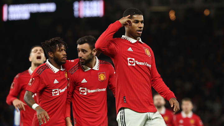 Manchester United overcame Everton in the third round
