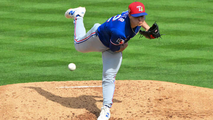 Texas Rangers pitcher Jack Leiter.