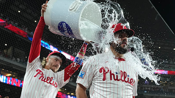 Kyle Schwarber hits 50 home runs in a season for the first time in his career. Kyle Schwarber hits 50 home runs in a season for the first time in his career.