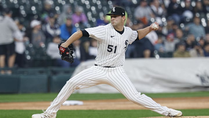 Chicago White Sox starting pitcher Jared Shuster.