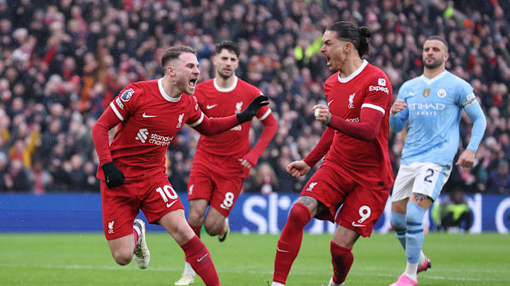 Liverpool bejubelt den Ausgleichstreffer Liverpool bejubelt den Ausgleichstreffer