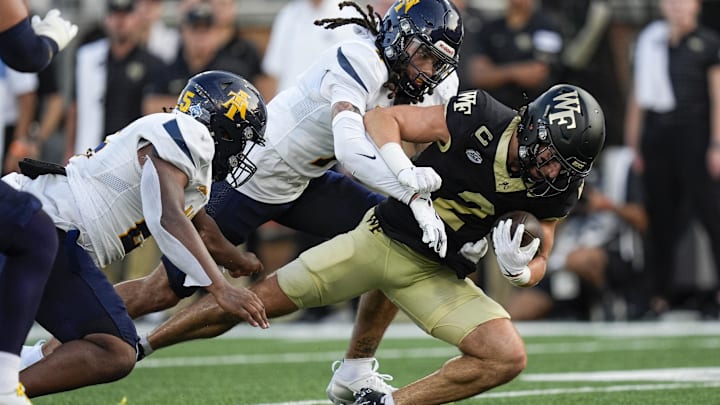 Wake Forest wide receiver Taylor Morin 