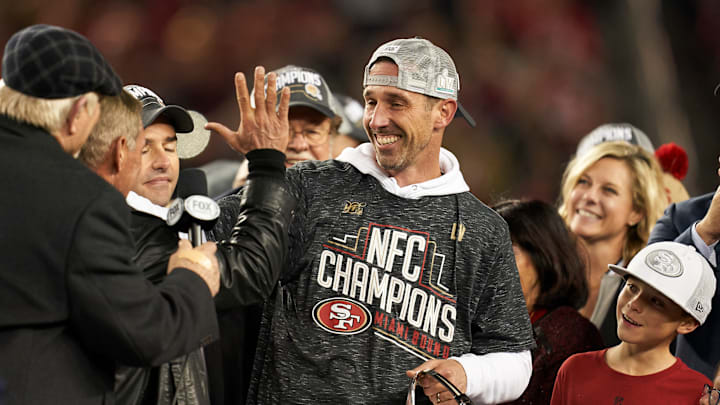 San Francisco 49ers head coach Kyle Shanahan