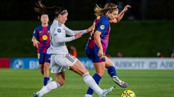 Maria Mendez, Real Madrid Femenino; Alexia Putellas, FC Barcelona Femeni -  Liga F Moeve
