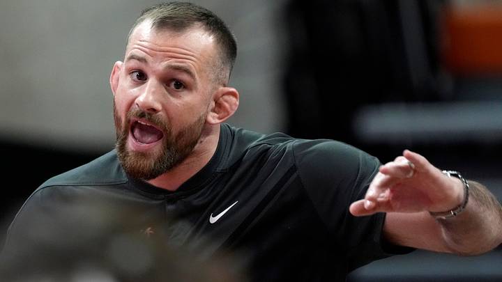Oklahoma State coach David Taylor. Oklahoma State coach David Taylor.