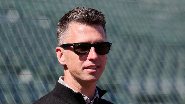 San Francisco Giants president of baseball operations Buster Posey Mandatory Credit: Robert Edwards-Imagn Images San Francisco Giants president of baseball operations Buster Posey Mandatory Credit: Robert Edwards-Imagn Images