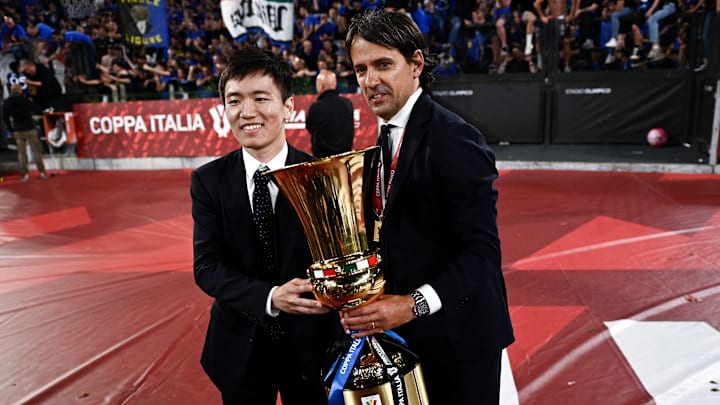 Steven Zhang e Simone Inzaghi
