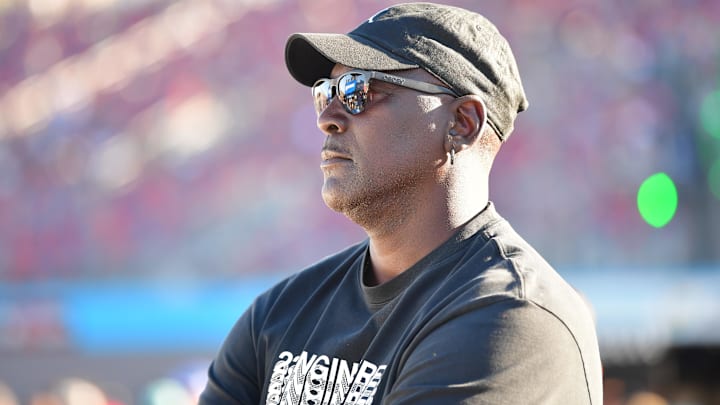 23XI Racing team owner and NBA Hall of Famer Michael Jordan during qualifying for the Cup Series championship race at Phoenix Raceway.