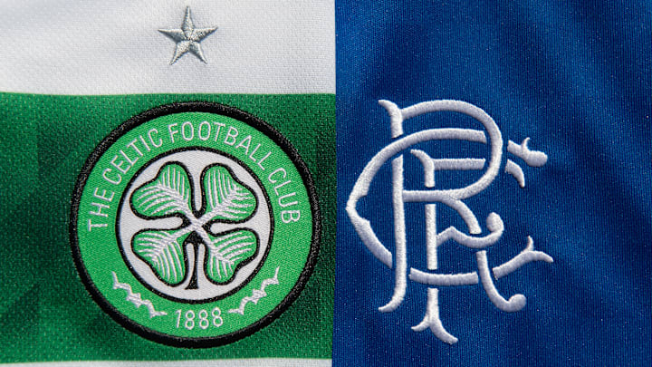 The Glasgow Celtic FC and the Glasgow Rangers FC Club Badges