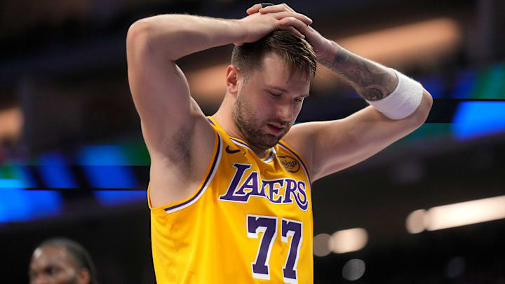 Los Angeles Lakers guard Luka Doncic.