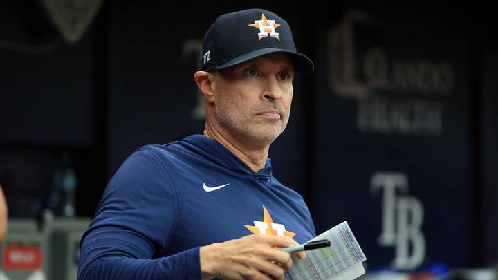 Astros manager Joe Espada (19) looks on from the dugout during the fourth inning against the Rays. Credit: Kim Klement Neitzel-Imagn Astros manager Joe Espada (19) looks on from the dugout during the fourth inning against the Rays. Credit: Kim Klement Neitzel-Imagn