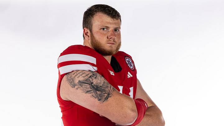 Nebraska defensive tackle Riley Van Poppel Nebraska defensive tackle Riley Van Poppel