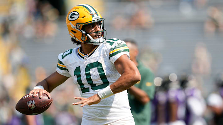 Green Bay Packers quarterback Jordan Love