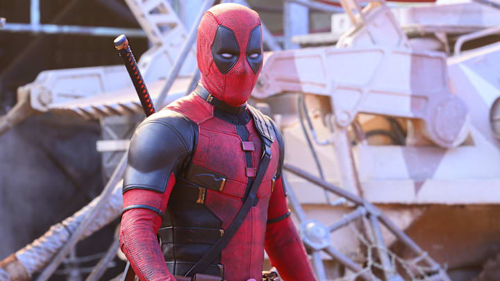 Ryan Reynolds as Deadpool/Wade Wilson in 20th Century Studios/Marvel Studios' DEADPOOL & WOLVERINE. Photo by Jay Maidment. © 2024 20th Century Studios / © and ™ 2024 MARVEL.