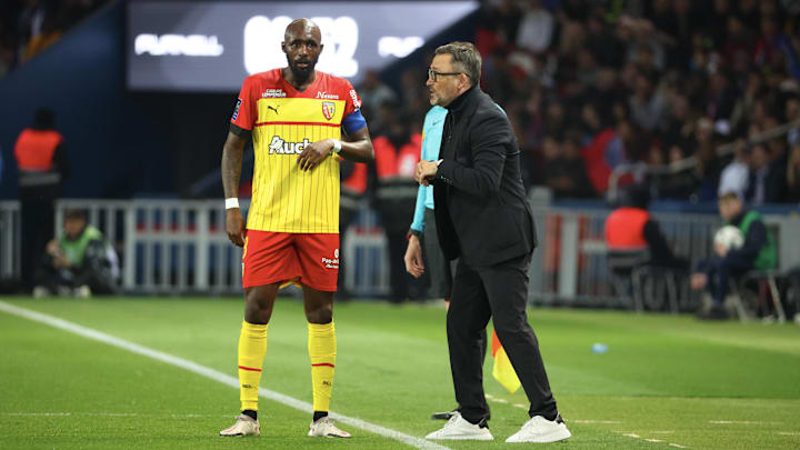 Franck Haise, le coach de Lens et Seko Fofana, en partance pour l'Arabie Saoudite