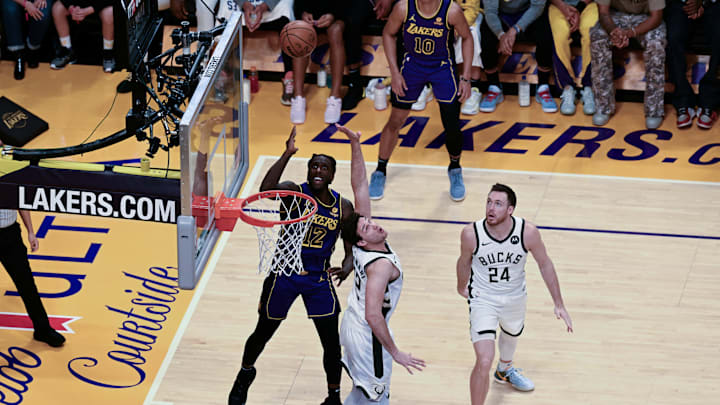 NBA : Milwaukee Bucks vs Los Angeles Lakers in Los Angeles