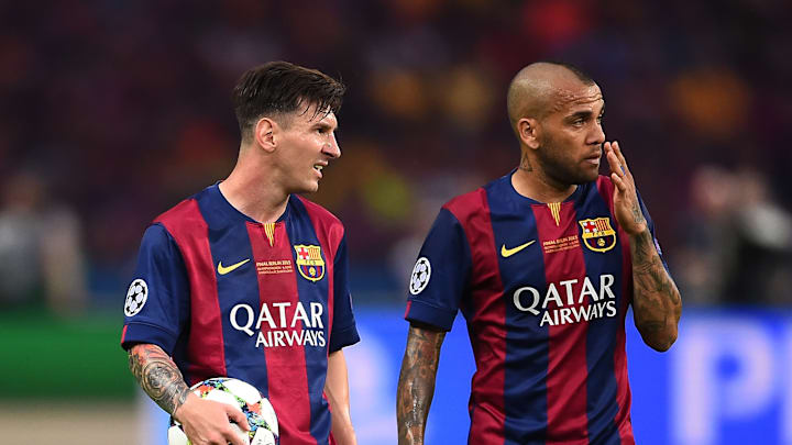 Lionel Messi et Daniel Alves ont longtemps porté les couleurs du FC Barcelone.