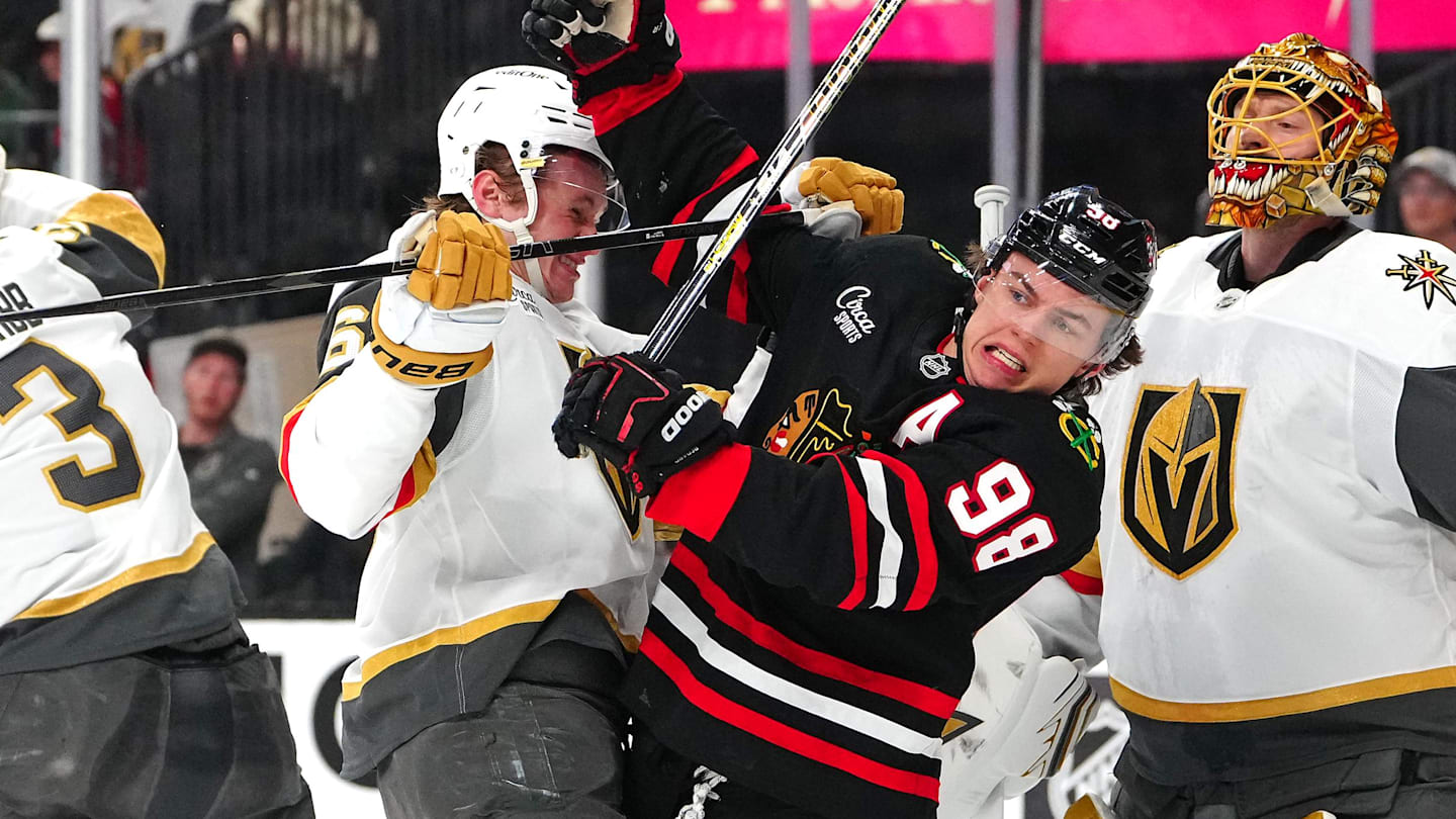 Blackhawks sleepwalk themselves into a blowout by the Golden Knights